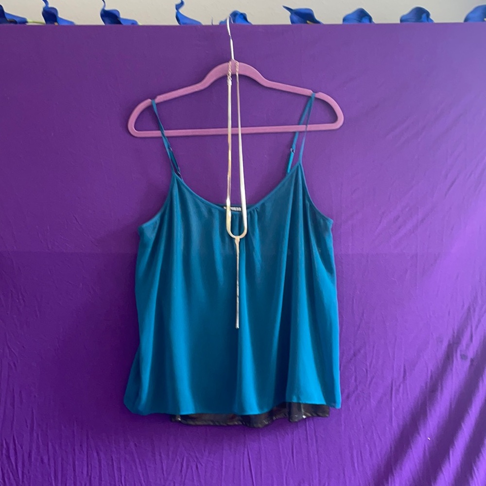 Elegant Dark Teal Tank Top for any occasion